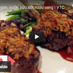 Thơm ngon, sườn cừu sốt rượu vang